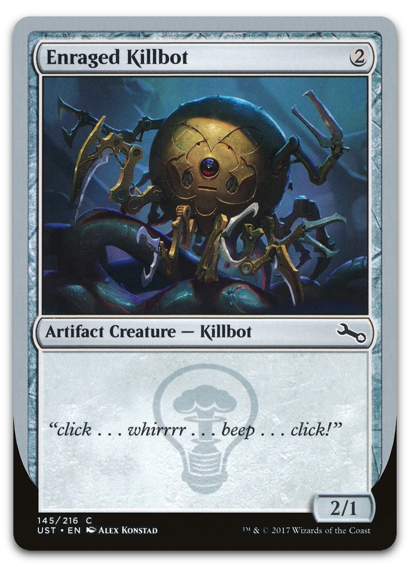 Enraged Killbot #145 (NM) Unstable UST Magic MTG