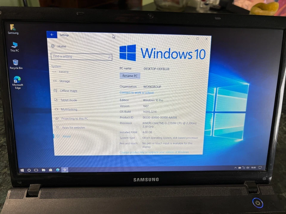SAMSUNG NOTEBOOK LAPTOP 300E-- NP300E5A - Image 2 of 4