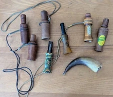 vintage wooden duck/fowl calls