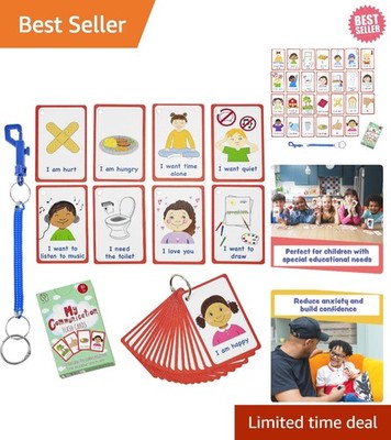Effective & Durable Communication Flashcards: 27 Visual Aids for Special Needs