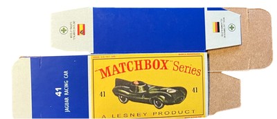 Matchbox #41 Jaguar Racing Car '61-'65 Type D Repro Box | eBay