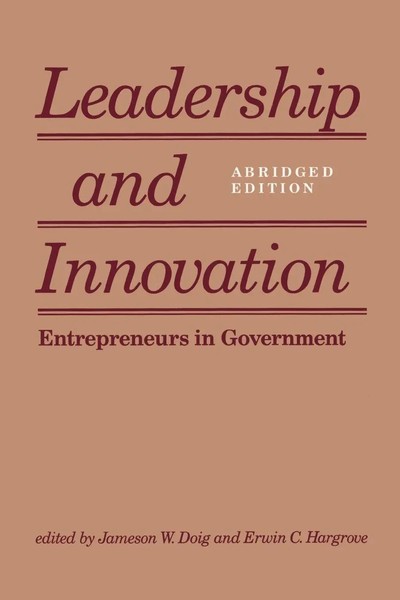 Jameson W. Doig (U. A.) | Leadership And Innovation | Taschenbuch | Englisch-image
