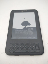 Amazon Kindle Keyboard 3rd Gen  Model D00901  Wi-Fi only  SCREEN ISSUE, READ