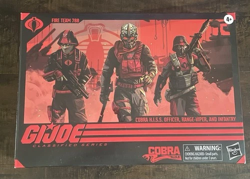 Hasbro G.l. Joe Classified Series#110 Cobra H.I.S.S. Fire Team 788