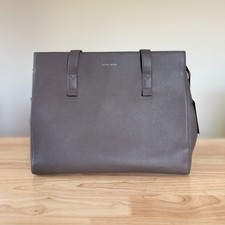 👜 Lloyd Baker Leather Tote Bag Grey Large Minimal Quiet Luxury Work Bag