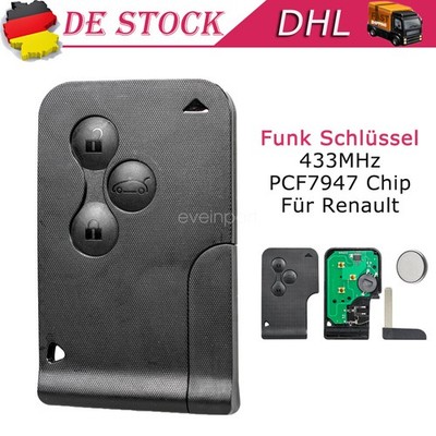 Auto Ersatz Funk Schlüssel Karte Sot für Renault Scenic 2 Megane 2 Fernbedinung