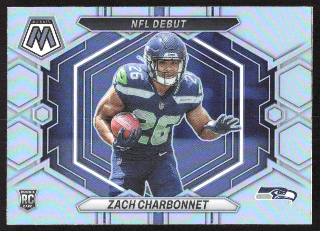 9418I 2023 Panini Mosaic #ND-11 Zach Charbonnet Silver