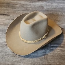 Vintage John B. Stetson 4x Beaver XXXX Western Cowboy Hat Sz 6 7/8