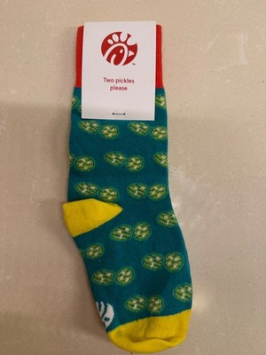 New Youth Two Pickles Please Socks Chick-fil-A Green for Charity  ️