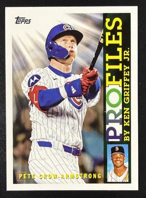 2026 Topps Profiles PETE CROW-ARMSTRONG #TP-13 Chicago Cubs