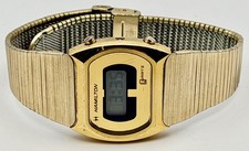 Vintage Hamilton Quartz LCD Watch 14K Electro...