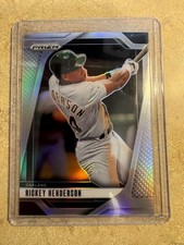 Rickey Henderson 2025 Panini Prizm Silver Prizm Refractor Parallel #230