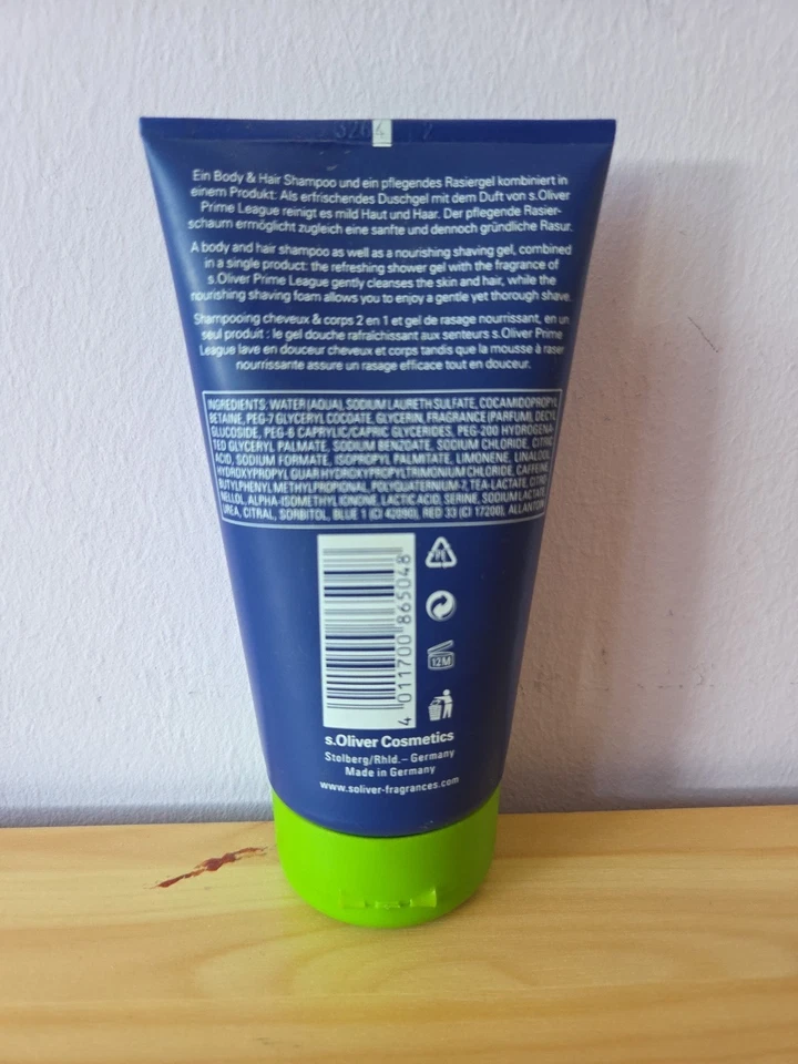 s.Oliver Prime League Men Duschgel 150 ml - Bild 2 von 2