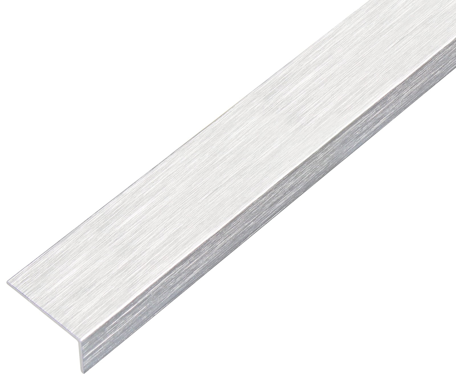 Cornière autoadhésive en aluminium aspect acier inoxydable 489144