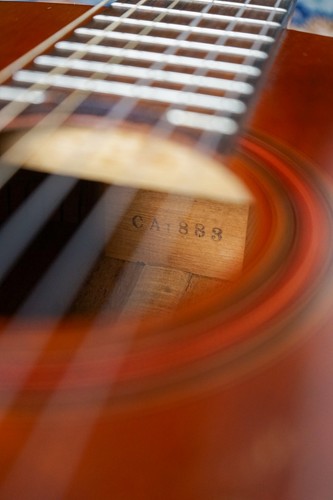 1967 Guild USA Mark I Classical Acoustic Guitar - Mahogany w/ Original Hard Case - Picture 8 of 21