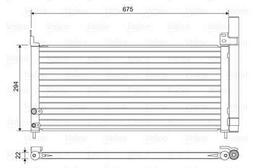CONDENSER AIR CONDITIONING 814464 FOR TOYOTA PRIUS/PLUS/VAN/GRAND/+ 1.8L 4cyl - Picture 2 of 6