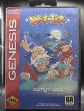 Wiz 'n' Liz (Sega Genesis) [CIB] - Manual Damaged, Cart is Excellent