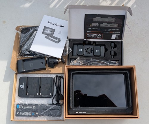 FPV Digitalkamera Kit - Walksnail Avatar VRX 4k Display Akku