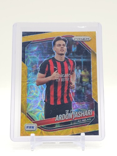 ARDON JASHARI 2025-26 PANINI PRIZM SOCCER GOLD CHOICE /10 #23 AC MILAN Q3878
