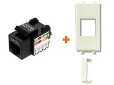 LINK Presa di rete CAT.5e UTP compatibile AVE Domus bianca RJ45