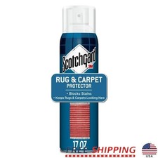 Rug Carpet Protector Spray Stain Blocker Cleaner Easy Use Deep Clean 17oz 1.04 per fl oz