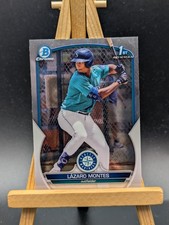 2023 Bowman Lazaro Montes 1st Bowman Chrome Seattle Mariners
