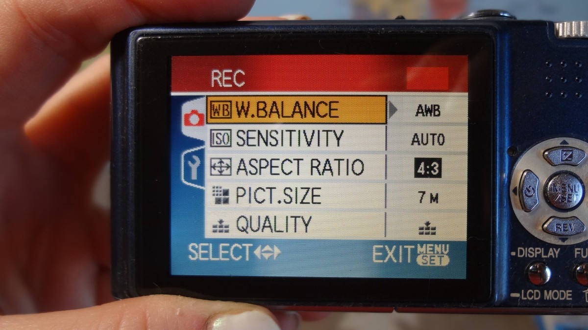 Panasonic LUMIX DMC-FX30 7.2 MP Digital Camera - Blue Fully