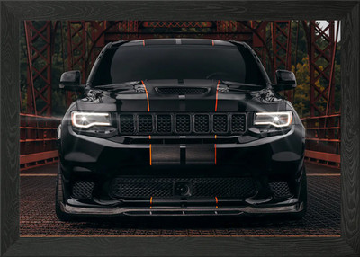 Jeep Trackhawk Gerahmtes Wandbild Poster Leinwanddruck Bild