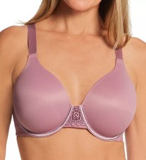 Vanity Fair Back Smoothing Full-Figure Underwire Bra 76380 Mauve Mist 44C NWT