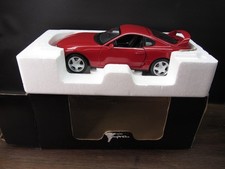 RARE kyosho toyota supra L-HANDLE  1:18 Red DIECAST MODEL CAR