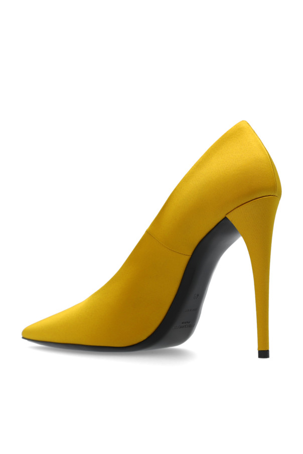 Saint Laurent - Women - ‘Monceau’ heels - Yellow thumbnail 5