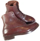 Stunning Rare WW2 Military British Army Officer Leather Field Ankle Boots 10