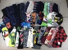 Lot Of 52 Pieces Boys Toddler Clothing 3T, 4T, 4/5, 5T, 5/6 Mixed Brands