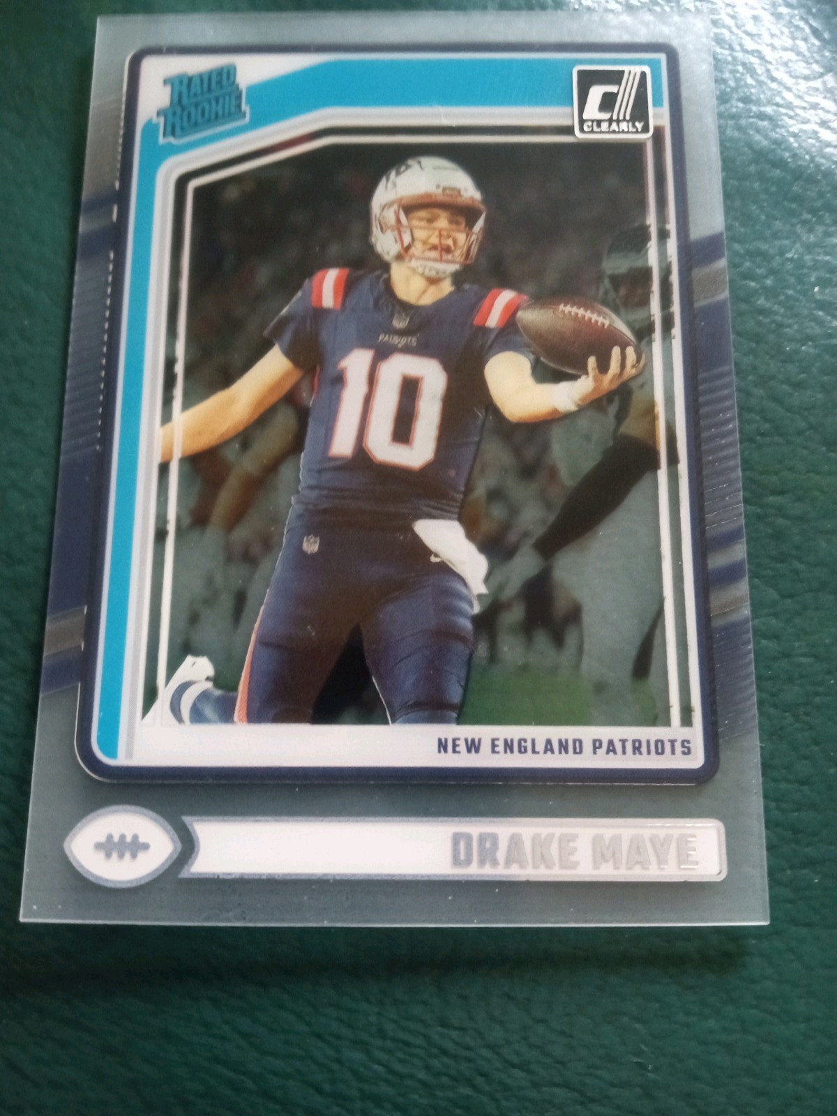 Drake Maye 2024 Donruss Rated Rookie Clearly RC #53 Sharp