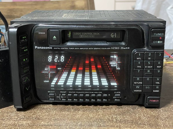 Panasonic CQ-VZ303D 2DIN Cassette Deck Player Working | eBay