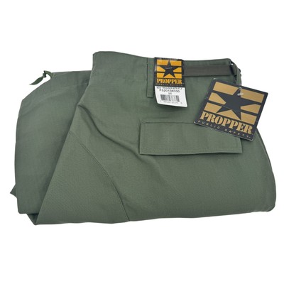 Propper BDU Cargo Pants Mens XL Short (42x28 ACTUAL) Green Ripstop Utility NEW