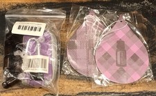 New Doterra Essential Oil Keychain Pouch Case 8 Vials 2 New Air Freshners