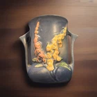 Roseville Pottery Foxglove Blue Vase 42-4