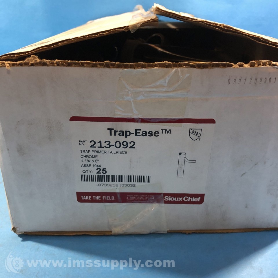 Sioux Chief Mfg 213 092 Box Of 25 Trap Ease 1 1 4 X 6 In 3213 EBay sioux-chief-mfg-213-092-box-of-25-trap-ease-1-1-4-x-6-in-3213-ebay
