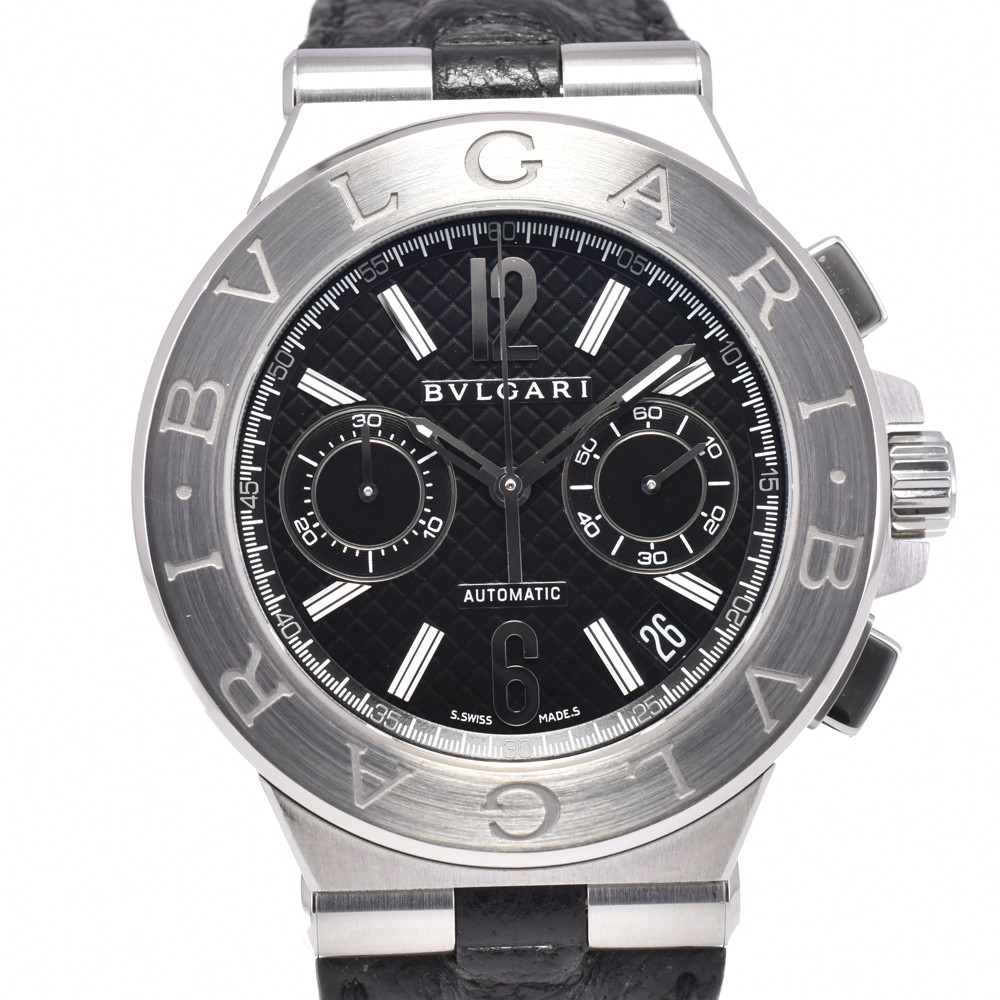 BVLGARI Diagono Chronograph DG40SCH Date Automatic Men's Watch E#144671