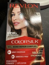 REVLON COLORSILK HAIR COLOR 50 LIGHT ASH BROWN PERMANENT BOND REPAIR