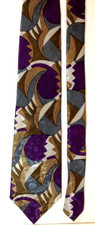 Vintage Editions By Van Heusen Designer Neck Tie 56" x 3 3/4" Silk USA Made