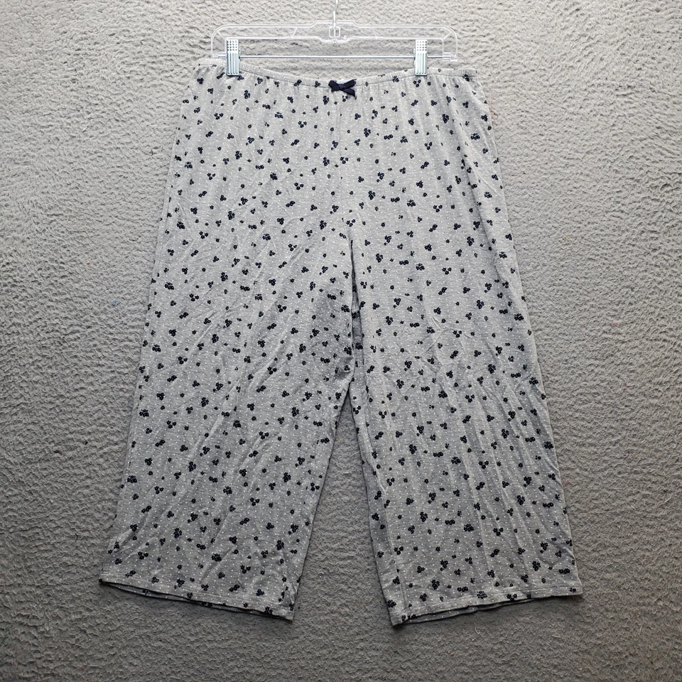 Ellen Tracy 2 изделия пижамы комплект женщин большой мульти солнце цветочный Sleepwear бант спереди - Изображение 4 из 4