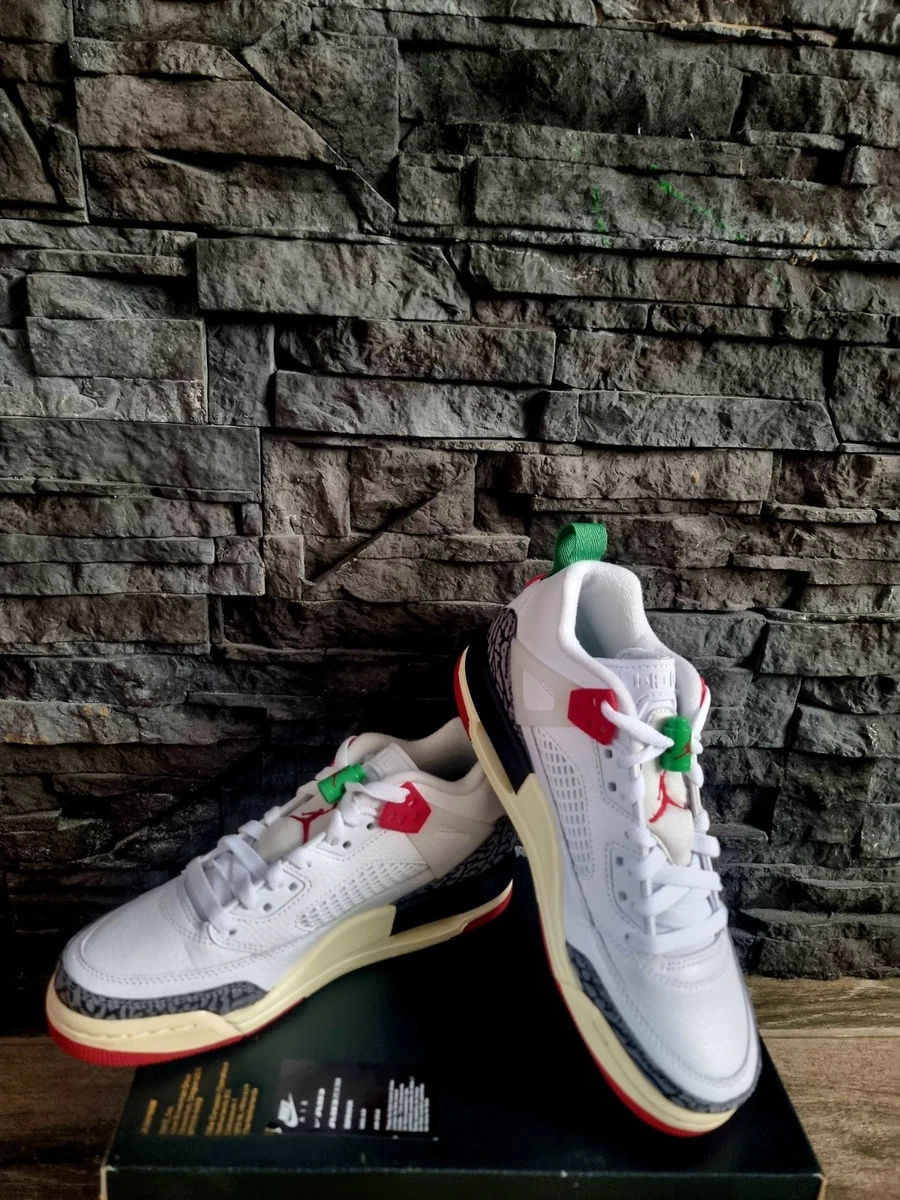 UVP 165£ Jordan Spizike Low SE "Do The Right Thing" Sneaker weiß Gr. UK5,5