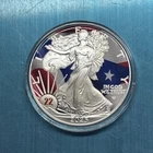 2025 AMERICAN Silver Eagle Colorized OHIO STATE FLAG Limited EDITION