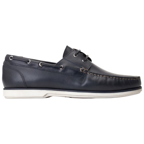 Zapatos de barco Base London para hombre Stern Oil Pull Up cuero ligero verano 2025 - Imagen 8 de 16