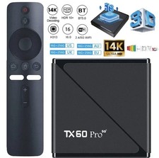 Android 10  Smart TV Box 14K QuadCore HD 16GB+256GB WIFI MediaStream Player UK.