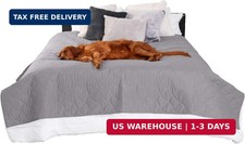 Furhaven Waterproof Non-Slip Queen Size Mattress Cover Protector for Dogs Ca
