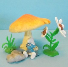 40060 GESCHLUMPFE # 4 PILZ mushroom alte Variante # 1 PLAY SET Schleich