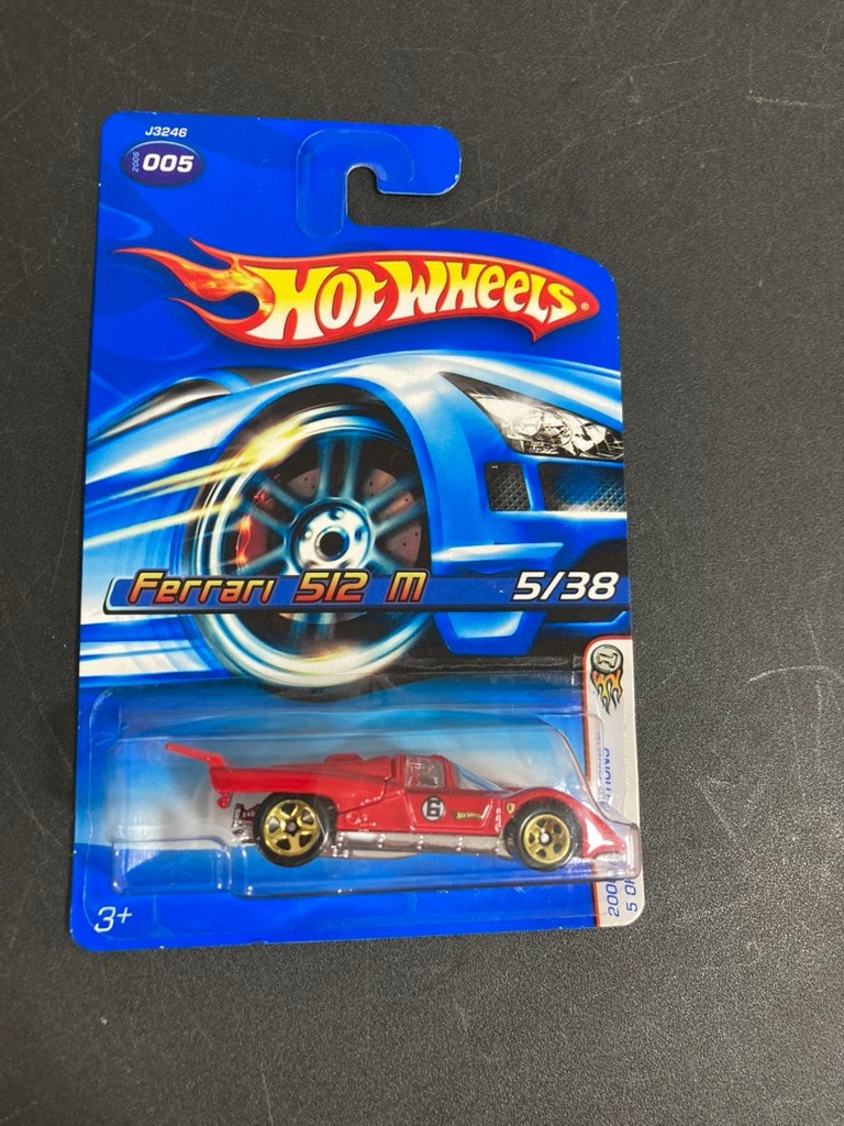 【未開封】Hot Wheels Ferrari Racer 512 M Rare Hot Wheels Ferrari Racer F512 M Purple #512 New old stock